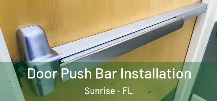  Door Push Bar Installation Sunrise - FL