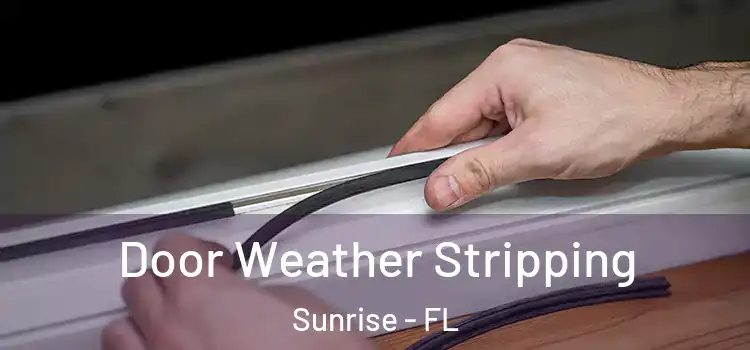 Door Weather Stripping Sunrise - FL