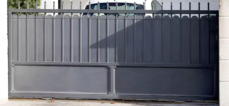 Metal Driveway Gate Installation Sunrise